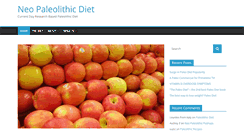 Desktop Screenshot of neo-paleolithic-diet.com